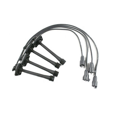 Wyłącznik zapłonu 4 drutu wysokiego napięcia 8mm świeca zapłonowa separator drutu kabel zapłonowy schemat połączeń terminal dla toyota;